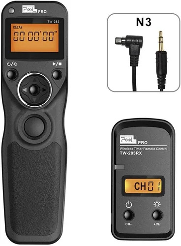 Miniatura 15 de Obturador remoto compatible con Canon, control remoto temporizador de liberación de obturador inalámbrico PIXEL E3/N3 compatible con Canon Eos 1D 5D