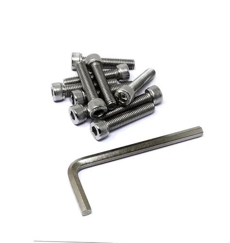Miniatura 102 de iexcell 25 piezas M4 x 60/65/70/75/3.150 in paso de rosca 0.028 in acero inoxidable 304 cabeza hexagonal Tornillos Tornillos surtido Kit