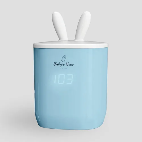 Miniatura 2 de Baby'S Brew Calentador de biberones portátil, calentador de biberones inalámbrico para leche materna y fórmula, calentador de leche de viaje Blanco