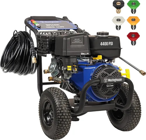 Miniatura 13 de Westinghouse WPX3600 - Lavadora a presión a gas, 3600 PSI y 2.7 GPM máx., tanque de jabón a bordo, pistola de pulverización y varilla, juego de 5