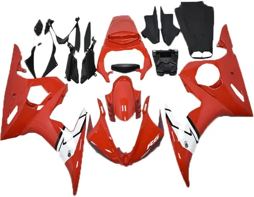 Miniatura 16 de Carenado de inyección azul para Yamaha YZF 2003-2005 R6 y 2006-2009 R6S nuevo kit pintado ABS plástico motocicleta carrocería mercado de accesorios