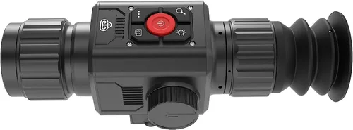 Miniatura 7 de GOYOJO Mira telescópica térmica de visión nocturna para caza, detección de largo alcance de 1.378 in/12 um, enfoque ajustable, imágenes HD, batería