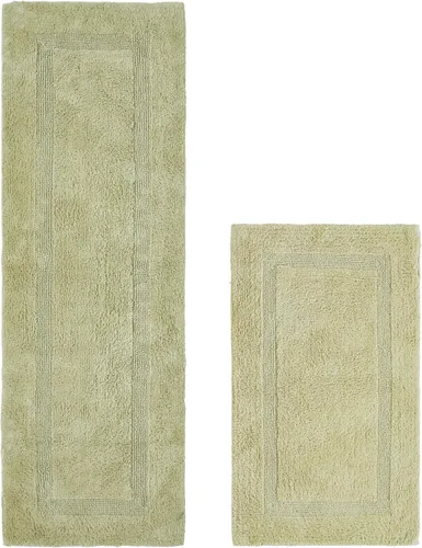 Miniatura 33 de Better Trends Alfombra de Inodoro en Forma de U Cubierta de Asiento de Inodoro de Lujo 100% Algodón Absorbente de Agua, Cubierta de Tapa Reversible