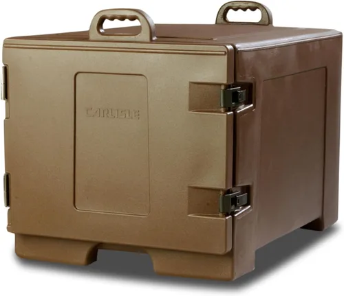 Miniatura 12 de Carlisle FoodService Products Transportador de Bandejas de Alimentos Aislado y Calentador, Carga Frontal con Asas, Capacidad para 5 Bandejas Negro