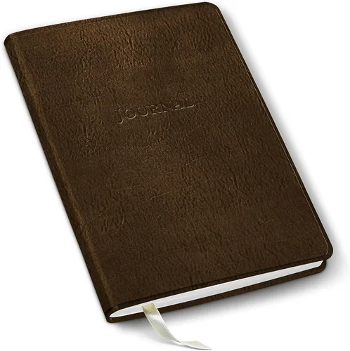 Miniatura 32 de Diario de cuero Gallery Leather - Elaborado en Maine, EE. UU. - Elegante cuaderno de escritura de cuero con 192 páginas rayadas - Un espacio