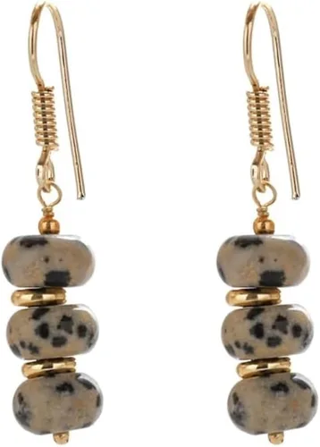 Miniatura 27 de Gempires - Aretes ligeros con cuentas hechas a mano, hipoalergénicos, chapados en oro, aretes colgantes para mujer