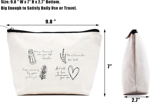 Miniatura 2 de LIBIHUA Bolsa de maquillaje para mujer, bolsa de cosméticos regalos para ella, bolsa de viaje femenina