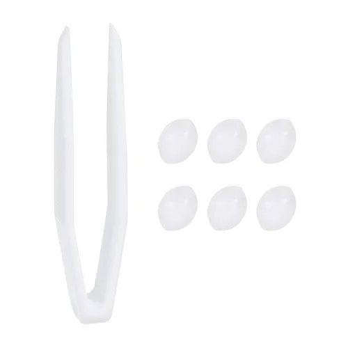 Miniatura 14 de PATIKIL Barra agitadora magnética, 0.236 x 0.118 in, 6 unidades de PTFE magnético, barra mezcladora magnética para vaso de precipitados de fondo