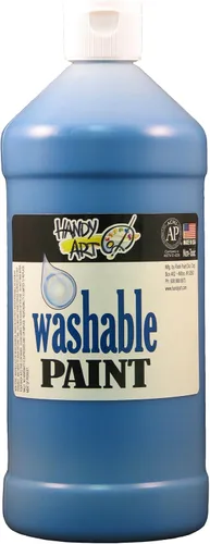 Miniatura 5 de Handy Art Pintura lavable de 16 onzas, color negro