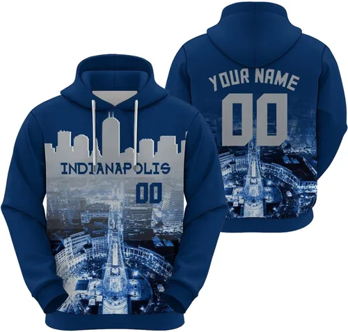Miniatura 36 de Custom Football Hoodies City Night Skyline Personalized Sweatshirt Name Number Fan Gift Pullover for Men Women Youth