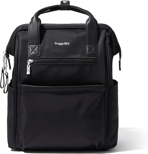 Baggallini Mochila Soho para mujer, Negro, talla única