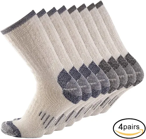 Miniatura 2 de Calcetines de lana merina para hombre, calcetines deportivos cálidos para hombre, adecuados para senderismo, senderismo, campamento..