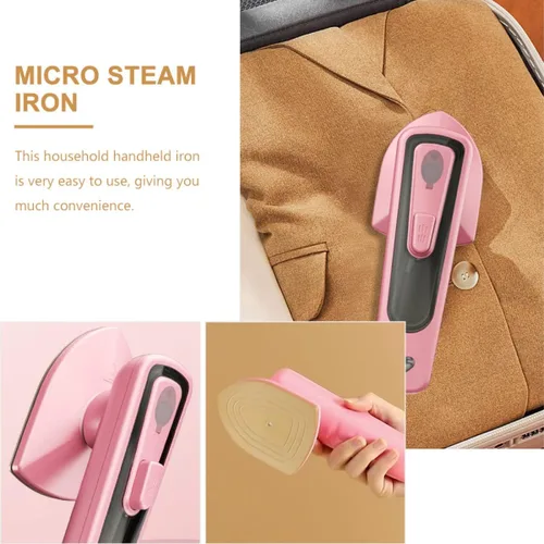 Miniatura 9 de Homoyoyo Plancha de viaje pequeña Plancha eléctrica plancha de vapor de ropa de viaje vaporizador portátil Mini vapor de mano de hierro vaporizador