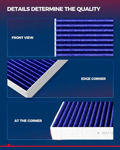 Miniatura 5 de KAX Filtro de aire de cabina HEPA prémium con carbono activo dual, CF9846A repuesto para Toyota 4Runner, Prius, Sienna, Outback, FJ Cruiser, Legacy