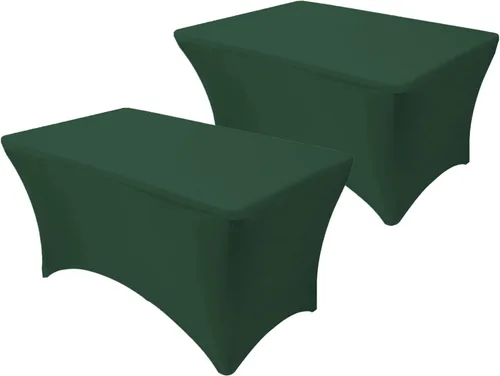 Miniatura 39 de YOUR CHAIR COVERS - Paquete de 2 manteles de mesa elásticos de elastano para mesas rectangulares de 6 pies, 72 pulgadas de largo x 30 pulgadas