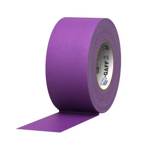 Miniatura 47 de Cinta Pro Gaff Gaffers de 1 pulgada de longitud de 55 yardas de longitud, color azul eléctrico mate. Cinta de alta resistencia de alta calidad