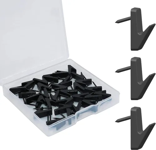 30 piezas de clavos y ganchos para colgar cuadros, chinchetas de presión para pared, ganchos de pared para colgar cuadros, decoraciones para