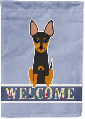 Miniatura 276 de Caroline's Treasures BB5622GF Airedale - Bandera de bienvenida para jardín, bandera decorativa para patio, exteriores, patio, parterres