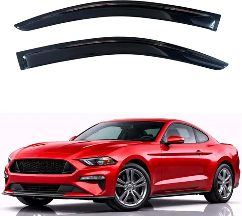 Miniatura 238 de KPY Visor de ventana compatible con Hyundai Tucson 2021-2025, 4 piezas de deflector de ventilación para ventana lateral, estilo Mugen, protector