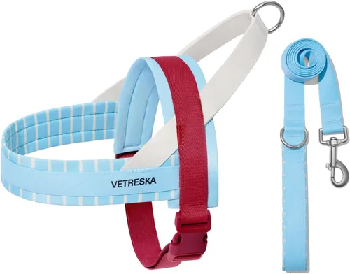 Miniatura 9 de VETRESKA MoMA Arnés para Perro para Perros Medianos y Grandes, Conjunto de Arnés y Correa Easy Walk para Perro, Arnés Tipo Chaleco Sin Tirones