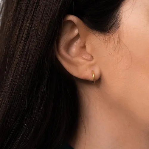 Miniatura 5 de Hey Harper Pendientes de aro para mujer, joyería ligera, impermeable y resistente al sudor