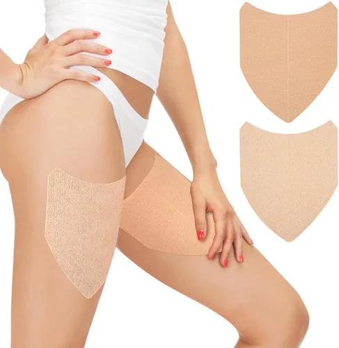Miniatura 2 de Pegatinas antirozaduras interiores en forma de V en el muslo,Adhesivo resistente al desgaste cuerpo anti-fricción almohadilla,Parches invisibles