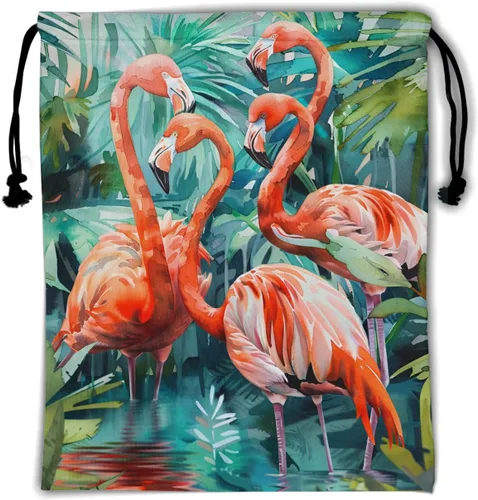 Miniatura 29 de Bolsa de agarre de gimnasia de piel de animal, bolsa de gimnasia con cordón ajustable, bolsa de cuerda para fauna silvestre, Mariposas Galaxy
