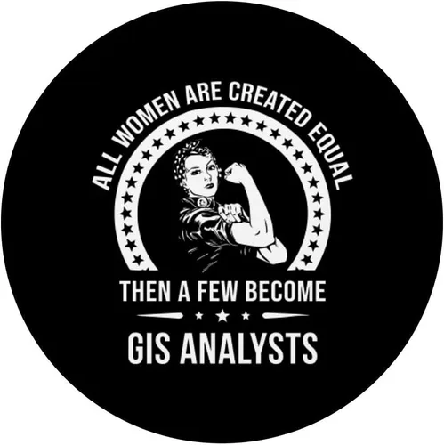 Miniatura 3 de Gis Analyst Camisas para mujer Gis Analyst PopSockets PopGrip: agarre intercambiable para teléfonos y tabletas
