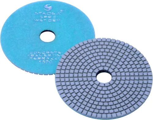 Miniatura 2 de PPD121N Almohadillas de pulido de diamante seco de 7 pulgadas para hormigón, travertino, mármol, terrazo, bordes de piso, pulido de encimera, grano