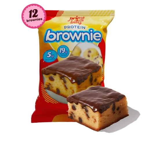 Miniatura 3 de Trocitos de brownie de proteína Prime Bites de Alpha Prime Supplements Barras altas en proteína, fortificadas con colágeno, bajas en azúcar