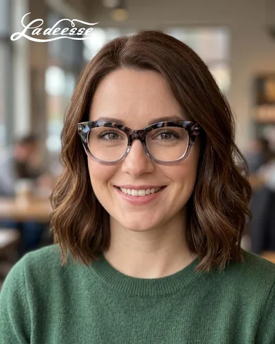 Miniatura 6 de LADEESSE - Gafas de lectura para mujer estilo Oprah, paquete de 3 unidades, con montura cuadrada extra grande con bisagra de resorte, bloqueo de luz