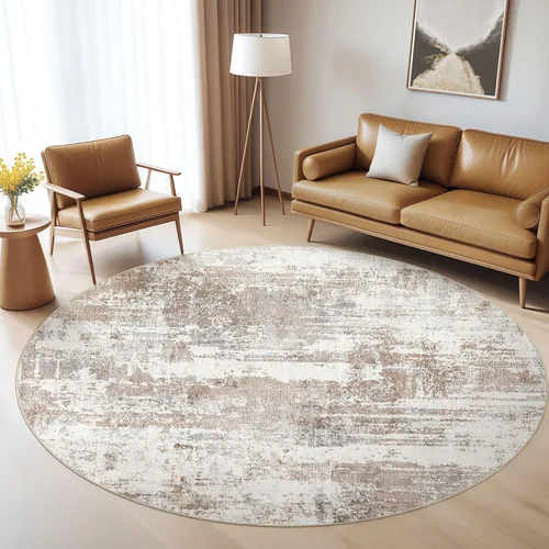Miniatura 163 de Alfombra de pasillo lavable para cocina: 3 x 10 pies, antideslizante, abstracto, suave, moderno, resistente a las manchas, para interiores, piso