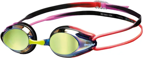 Miniatura 12 de Arena Tracks Gafas de natación unisex para adultos esenciales para carreras competitivas de natación, aprobadas por FINA, con lente antiniebla