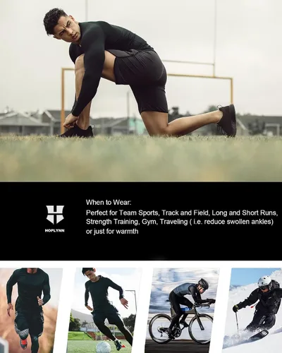 Miniatura 7 de HOPLYNN Paquete de 45 camisas de compresión térmica para hombre, manga larga, caza, correr, capa base, equipo para invierno y clima frío