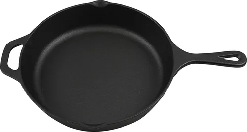 Miniatura 7 de Hierro fundido, juego de 5 sartenes pre-sazonadas, incluyendo 3", 5", 8", 9" y 12