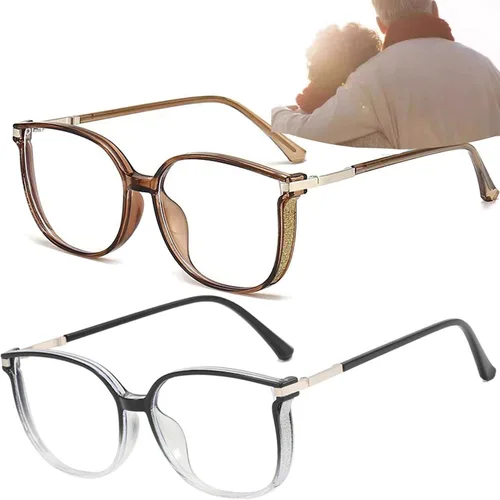 Miniatura 5 de Gafas de lectura de luz anti-azul portátiles de moda para mujer, con diamantes brillantes