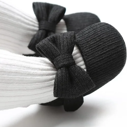 Miniatura 2 de Zapatos de bebé Mary Jane planos antideslizantes suela suave bebé bebé zapatos primeros caminantes fiesta Navidad vestido zapatos