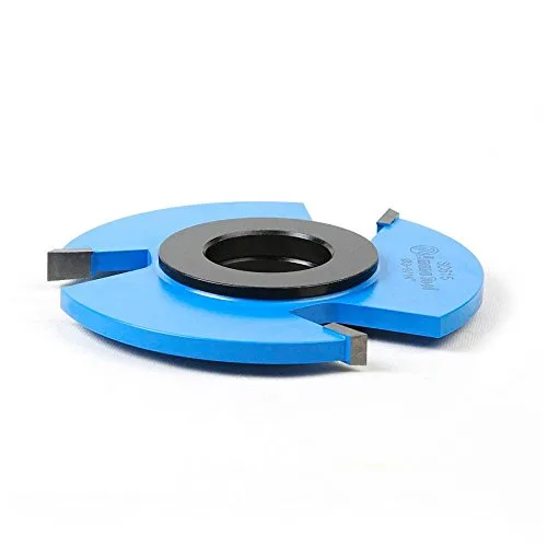 Miniatura 2 de Amana Tool - 955 - Fresadora de carburo con punta de 3 alas rectas de borde de 2-5/8 de diámetro x 1 x 1/2 y 3/4 de perforación