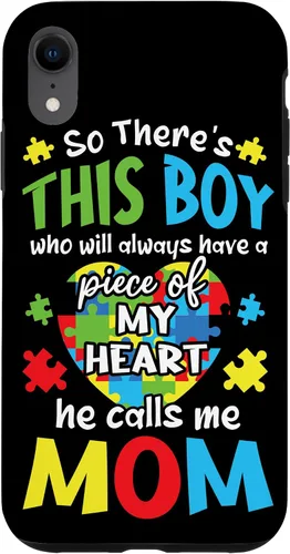 Miniatura 23 de Funda para iPhone 11 Boy Calls Me Mom Heart Colorido Puzzle Autismo