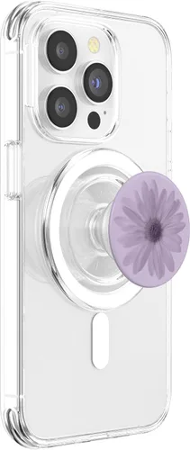 Miniatura 4 de Daisy PopSockets MagSafe PopGrip de color morado claro para iPhone