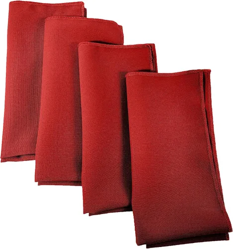 Miniatura 34 de LA Linen Paquete de 10 servilletas de popelina de poli, servilletas de tela suave, servilletas lavables y reutilizables, servilletas de mesa