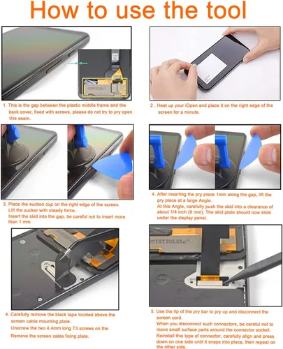 Miniatura 6 de Reemplazo de pantalla para Motorola Moto G Stylus 2020 XT2043 XT2043-4 XT2043-7 XT2043-8 6.4" G8 Stylus Asamblea LCD Pantalla táctil Digitalizador