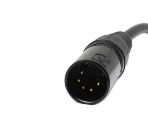 Miniatura 4 de SinLoon DMX 512 Cable de luz de escenario XLR macho 5 pines macho a XLR hembra 3 pines con conectores metálicos para iluminación de escenario