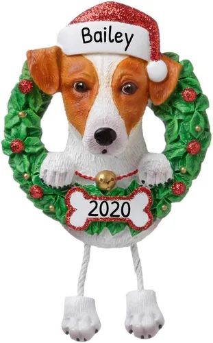 Miniatura 32 de Adornos de Navidad personalizados para perros de Elfos 2024 – Corona Shih Tzu para la primera Navidad de los amantes de los perros