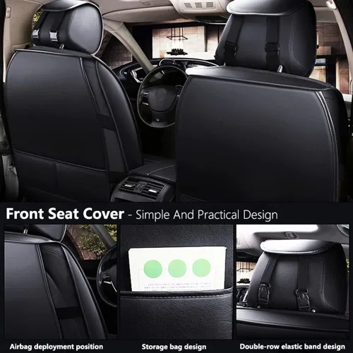 Miniatura 4 de Funda de asiento de auto de 2 asientos para Chevrolet Camaro 2000-2024, fundas de asiento duraderas, resistentes al desgaste, impermeables