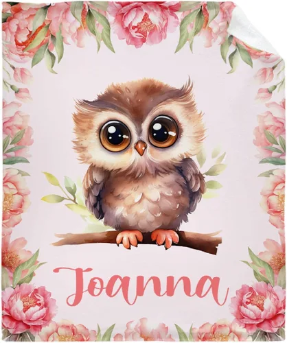 Miniatura 18 de Manta personalizada para bebé, manta de gato con nombre, manta personalizada de franela suave para bebés, regalo de cumpleaños, 30 x 40 pulgadas
