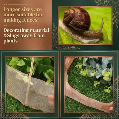 Miniatura 6 de Therwen Pantalla de malla de cobre de 48 pulgadas x 10 pies, 99.9% cobre puro 40 rollo de malla para conexión a tierra, pantalla de filtro denso