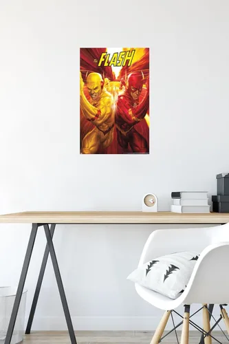 Miniatura 4 de Trends International DC Comics - The Flash and The Reverse Flash - Póster de pared de carrera, 14.725 x 22.375 pulgadas, versión premium sin marco