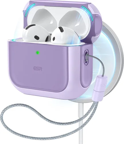 Miniatura 20 de ESR Funda para AirPods 4, Compatible con Funda de AirPods de 4ª Generación (2024) (USB-C), Compatible con MagSafe, Cubierta de Protección contra