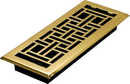 Miniatura 46 de Decor Grates Registro de suelo oriental AJH412-RB, 4 x 12 pulgadas, acabado de bronce frotado bronce (Rubbed Bronze Finish)